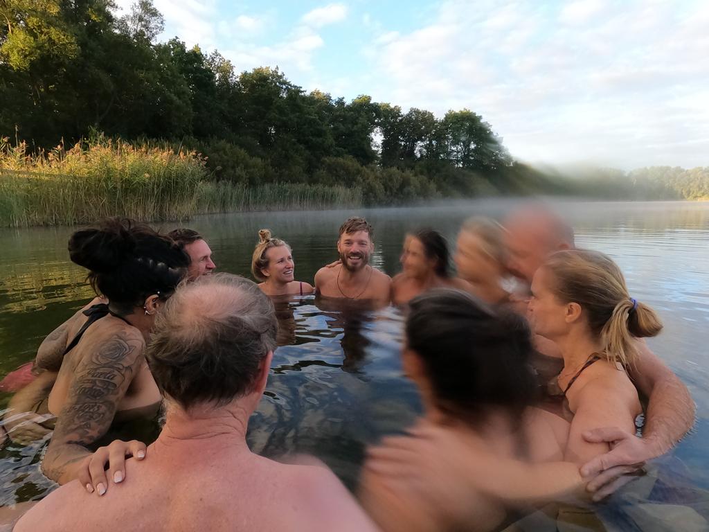 Verbinding in het water